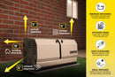 Champion 100835 14kW Home Standby Generator with 100 Amp Transfer Switch New