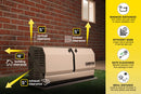 Champion 100835 14kW Home Standby Generator with 100 Amp Transfer Switch New
